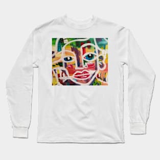 Lady in Paint Long Sleeve T-Shirt